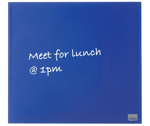 Lasilevy-magneettilevy NOBO Impression Pro Sq.Tiles 300x300mm, sininen