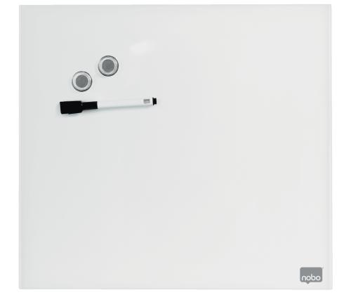 Lasilevy-magneettilevy NOBO Impression Pro Sq.Tiles 30x30cm, valkoinen