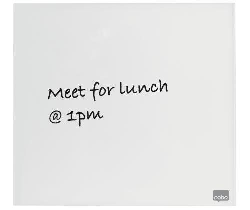 Lasilevy-magneettilevy NOBO Impression Pro Sq.Tiles 30x30cm, valkoinen