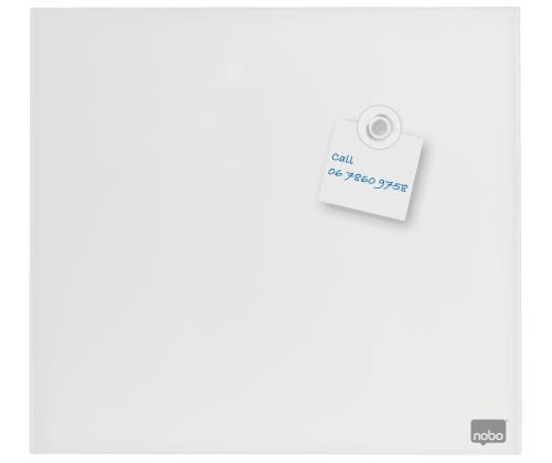 Lasilevy-magneettilevy NOBO Impression Pro Sq.Tiles 30x30cm, valkoinen