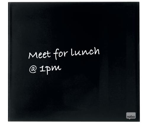 Lasilevy-magneettilevy NOBO Impression Pro Sq.Tiles 450x450mm, musta