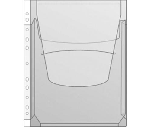 Paljetasku läpällä A4 PVC Prolex liimauttava