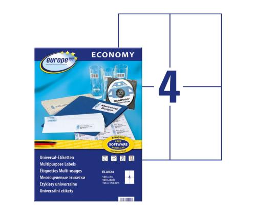 Kopio-lasertarra 105x148mm  Economy 4-osainen