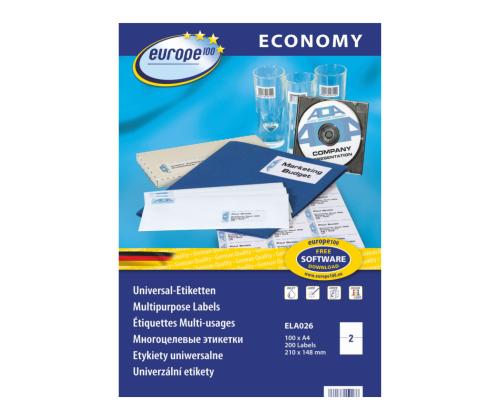 Tarratarra AVERY Economy 210x148mm 2 arkkia, 100 arkkia