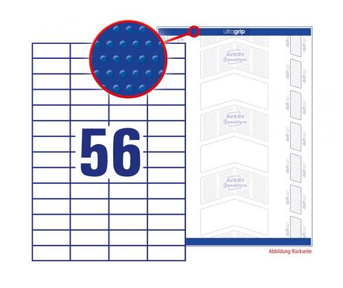 Kopio-lasertarra 52,2x21,2mm 100 arkkia/ltk. ZW 3668E 56-osainen