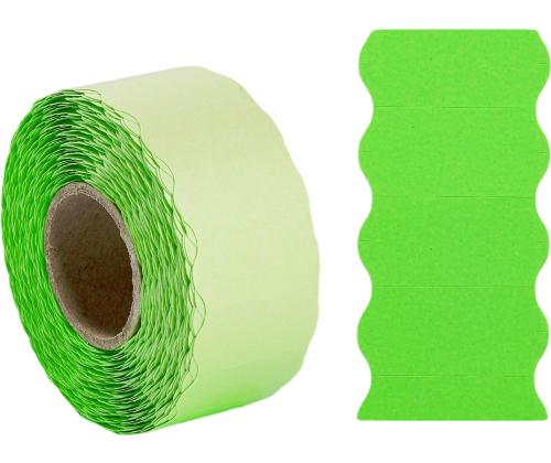 Tarratarra hintapistooliin 26x16mm vihreä 1000 kpl rullassa