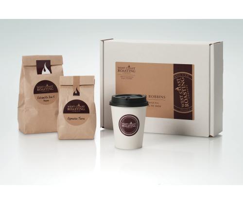 Tarratarra ekologinen AVERY Zweckform 105x57mm 25 arkkia ruskea (L7108-25)