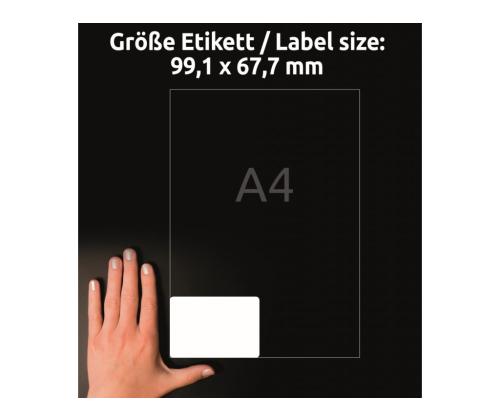 Kopio-lasertarra 99,1x67,7mm 100arkk/pkt L7165 Shipping Label