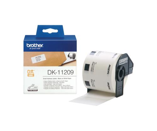 Teippi/merkintäteippi BROTHER DK11209 29x62mm 800 tarrat rullalla