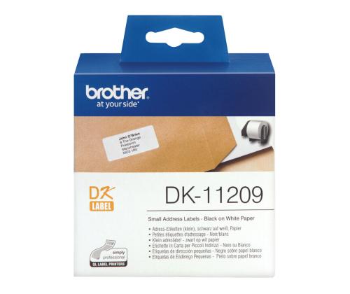 Teippi/merkintäteippi BROTHER DK11209 29x62mm 800 tarrat rullalla