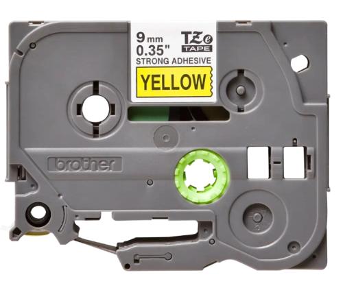 Kleepkirjalint/markeerimislint BROTHER Strong TZE-S621 9mm must/kollasel analoog