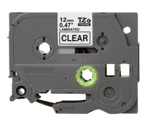 Kleepkirjalint/markeerimislint BROTHER TZE-131 12mm must/läbipaistval analoog