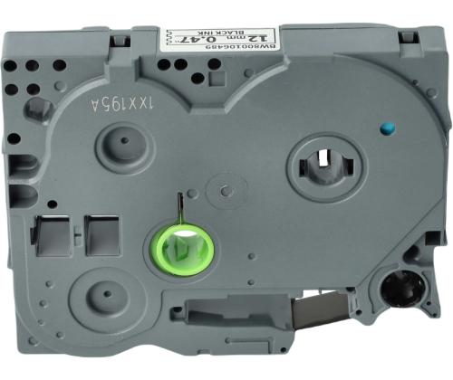 Kirjoitinteippi Brother analogi TZ-231 12mm, musta teksti, valkoinen pohjaväri