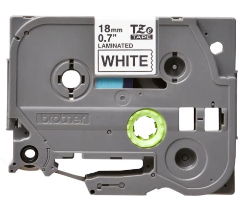 Teippi/merkintäteippi BROTHER TZE-241 18mm musta/valkoinen analoginen
