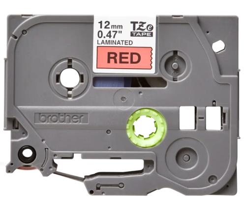 Kleepkirjalint/markeerimislint BROTHER TZE-431 12mm must/punasel