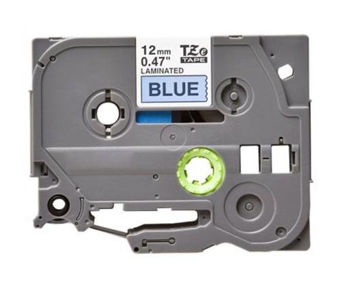 Kleepkirjalint/markeerimislint BROTHER TZE-531 12mm must/sinisel analoog