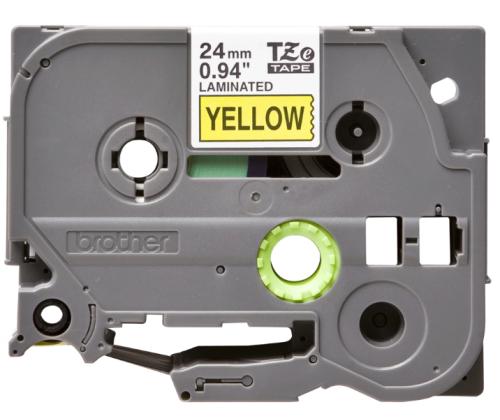 Teippi/merkintäteippi BROTHER TZE-651 24mm musta/keltainen analogi