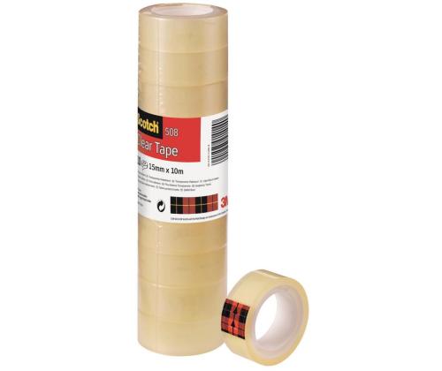 Teippi 19mm x 33m SCOTCH 508 läpinäkyvä