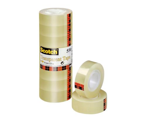 Teippi 19x33 Scotch 550 kirkas