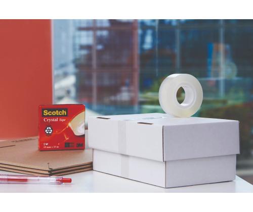 Teippi 19x33m Scotch 600 Crystal
