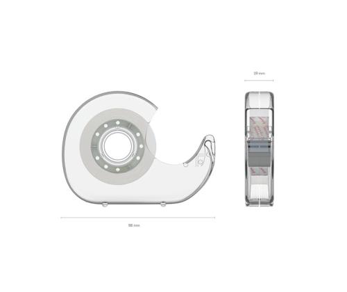 Teippi pohjalla 12mm x 25m ERICH KRAUSE Crystal Clear