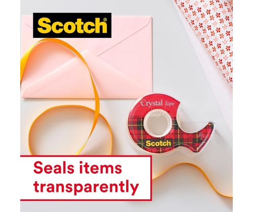 Teippi pohjalla SCOTCH Crystal Clear 19mm x 7,5m