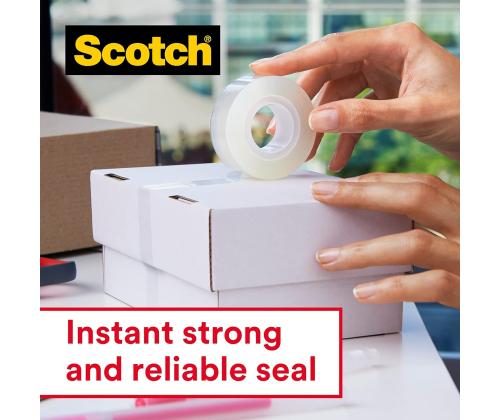 Teippi pohjalla SCOTCH Crystal Clear 19mm x 7,5m