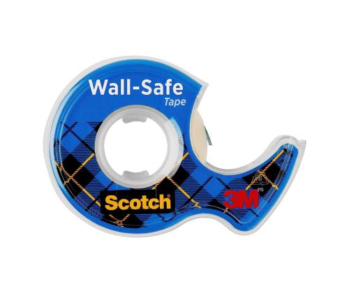 Teippi pohjalla SCOTCH Wall Safe 19mm x 16,5m irrotettava