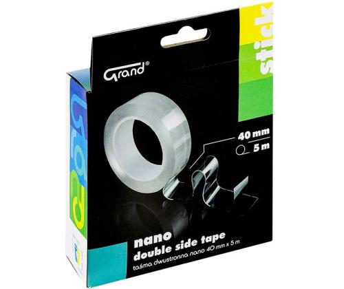 Kaksipuolinen GRAND nanoteippi 40mm x 5m