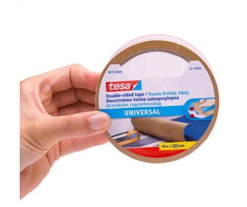 Teippi TESA kaksipuolinen 50mmx10m, asennusteippi