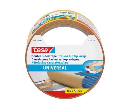 Teippi TESA kaksipuolinen 50mmx10m, asennusteippi