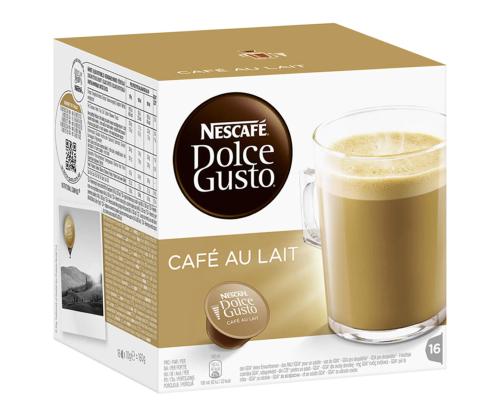 Kahvikapseli NESCAFE Dolce Gusto Cafe Au Lait 16 kpl pakkauksessa