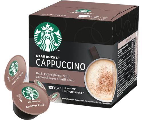 Kahvikapselit STARBUCKS NESCAFE Dolce Gusto Cappuccino
