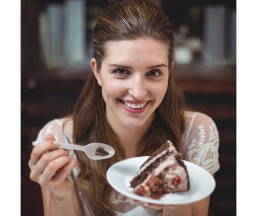 Kahvilusikkaa, muovia, 15 cm, 100 kpl pakkauksessa (uudelleenkäytettävä)