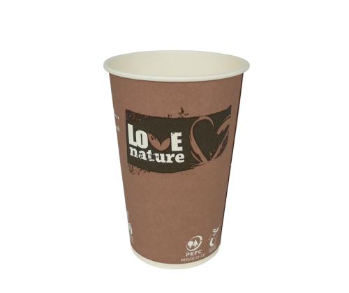 Pahvi kahvikuppi 200ml HUHTAMÄKI BioWare kompostoitava 80kpl