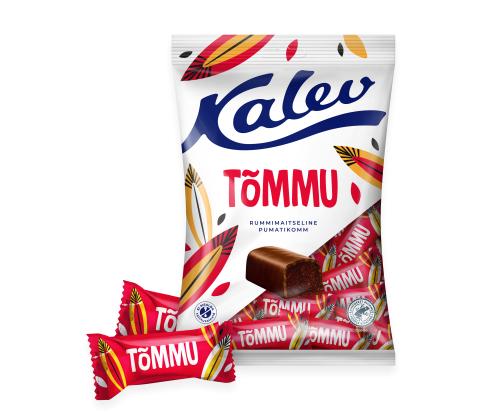 Candy KALEV Tumman romminmakuinen, suklaakuorruteella 175g