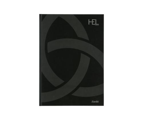 Kansio kirjasidonnassa A4 neliö 7x7mm BANTEX Helsinki 96 sivua