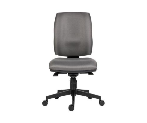 Työtuoli FLOW musta kangas, sääre, AR40 käsinojat