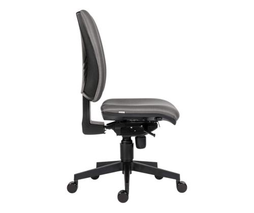 Työtuoli FLOW musta kangas, sääre, AR40 käsinojat