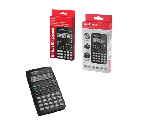 Koululaskin 10-senttinen ERICH KRAUSE SC-910 Classic, musta