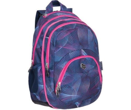 Koululaukku/reppu Pulse violetti 2in1