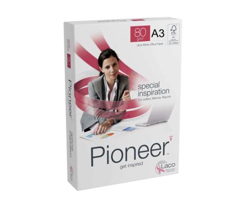 Kopiopaperi A3 80g PIONEER 500 arkkia