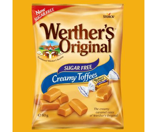WERTHER´S sokerittomat kermakarkit 80g
