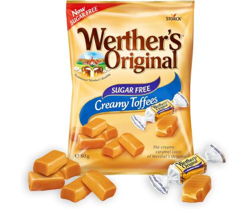 WERTHER´S sokerittomat kermakarkit 80g