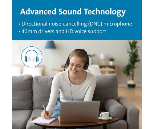Kuulokkeet+mikrofoni KENSINGTON H1000 USB-C