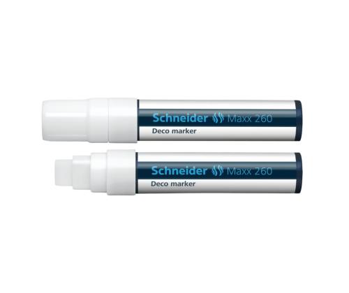 Liitumerkintä-lasitaulu tussi SCHNEIDER Maxx 260, 2-15mm, valkoinen