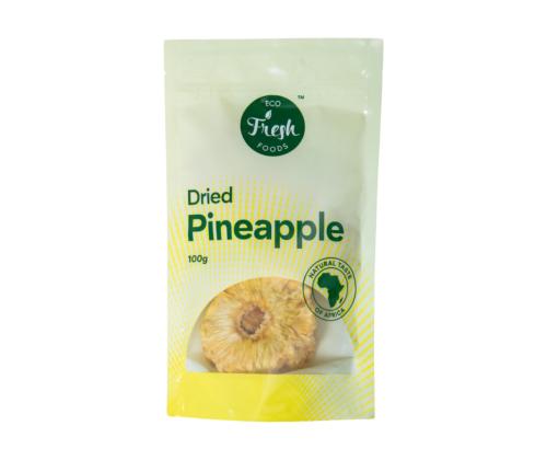 Kuivatut ananasrenkaat ECO FRESH, 100g