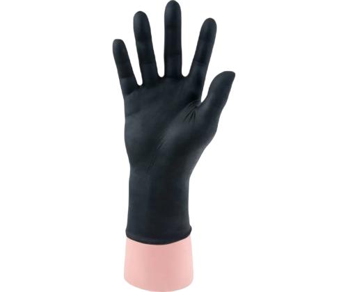 Kumikäsineet/nitriilikäsineet ilman puuteria M musta 100 kpl laatikossa Santex