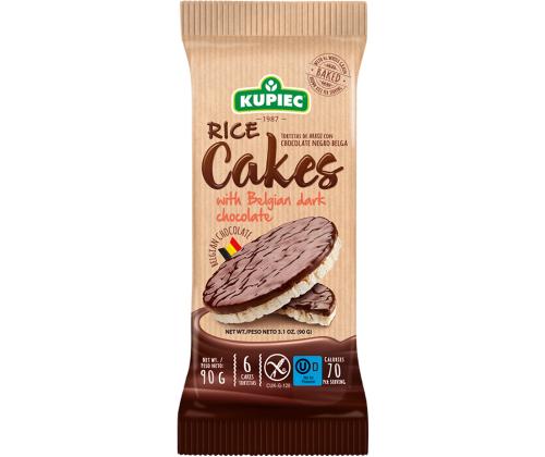 KUPIEC Riisivohvelit tummalla suklaalla 90g