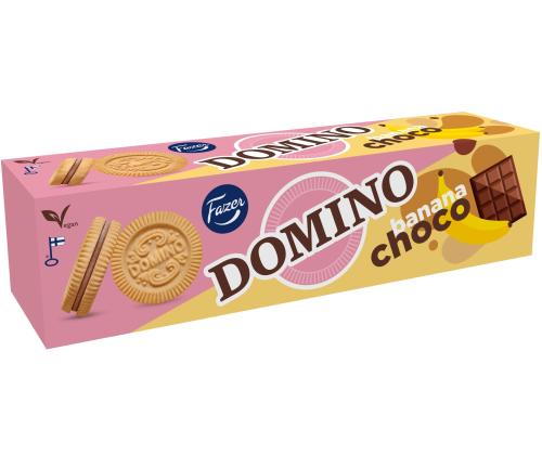 Keksit FAZER Domino, suolalla karamellimakuisella täytteellä 175g